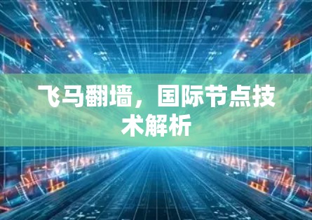 飞马翻墙，国际节点技术解析